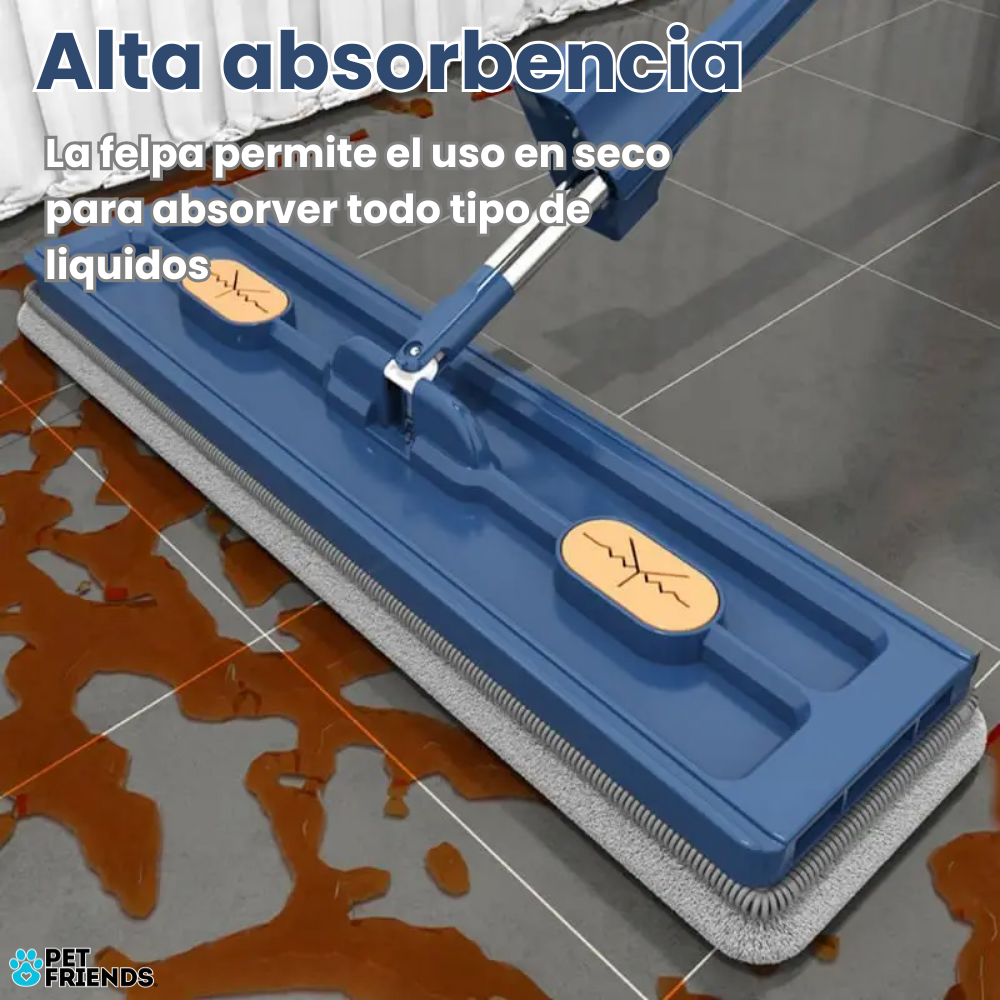 Kit trapeador profesional con drenado sin manos