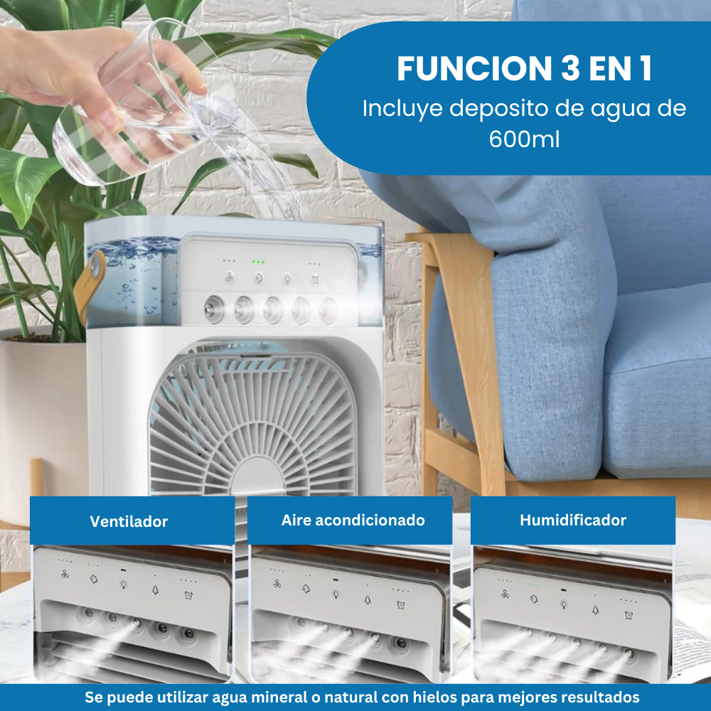 Mini Aire Acondicionado 3 en 1 - Air Cooler mini