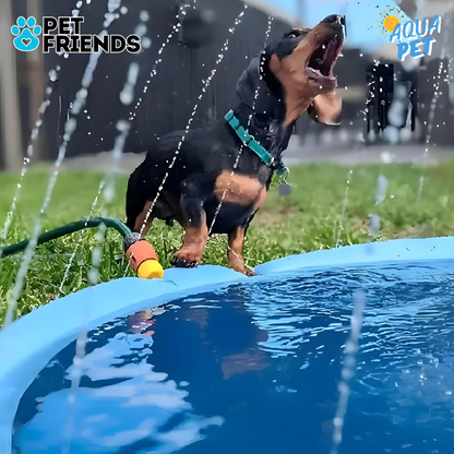 Alberca plegable para mascotas con chorros de agua - AquaPet